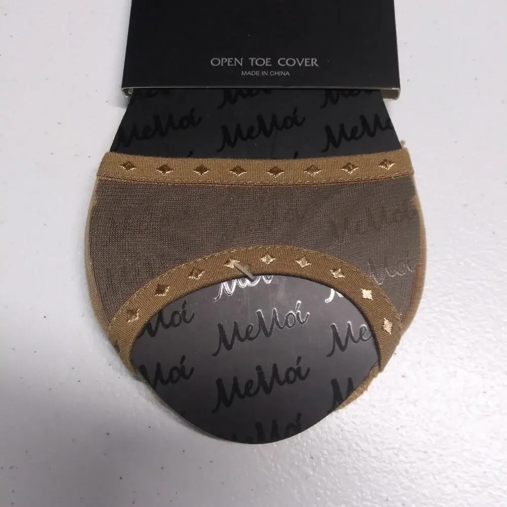 MeMoi Open Toe Cover in Nude Size One Size
